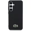 Lacoste Iconic Petit Pique Woven Logo MagSafe Samsung Galaxy S25 tok, fekete