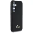 Lacoste Iconic Petit Pique Woven Logo MagSafe Samsung Galaxy S25 tok, fekete