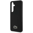 Lacoste Iconic Petit Pique Woven Logo MagSafe Samsung Galaxy S25 tok, fekete