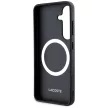 Lacoste Iconic Petit Pique Woven Logo MagSafe Samsung Galaxy S25 tok, fekete