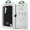 Lacoste Iconic Petit Pique Woven Logo MagSafe Samsung Galaxy S25 tok, fekete