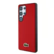 Lacoste Iconic Petit Pique Woven Logo MagSafe Samsung Galaxy S25 Ultra tok, piros