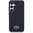Lacoste Iconic Petit Pique Woven Logo MagSafe Samsung Galaxy S25 tok, sötétkék