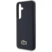Lacoste Iconic Petit Pique Woven Logo MagSafe Samsung Galaxy S25 tok, sötétkék