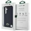Lacoste Iconic Petit Pique Woven Logo MagSafe Samsung Galaxy S25 tok, sötétkék