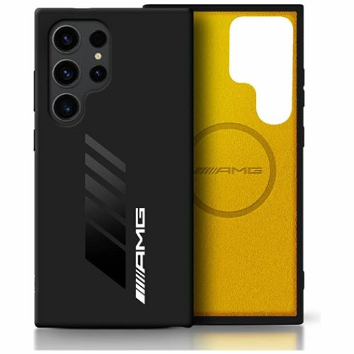 AMG Oversize Rhombs MagSafe Samsung Galaxy S25 Ultra tok, fekete