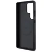DKNY Leather Checkered Pattern MagSafe Samsung Galaxy S25 Ultra tok, fekete