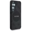 Guess 4G Round Patch Classic Logo MagSafe Samsung Galaxy S25 tok, fekete