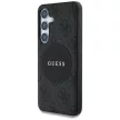 Guess 4G Round Patch Classic Logo MagSafe Samsung Galaxy S25 Plus tok, fekete