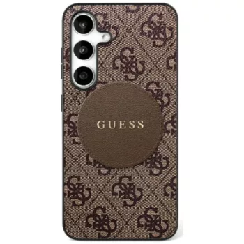   Guess 4G Round Patch Classic Logo MagSafe Samsung Galaxy S25 tok, barna