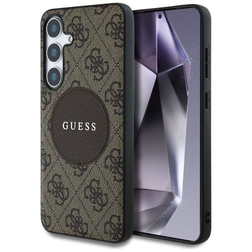 Guess 4G Round Patch Classic Logo MagSafe Samsung Galaxy S25 Plus tok, barna