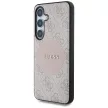 Guess 4G Round Patch Classic Logo MagSafe Samsung Galaxy S25 Plus tok, rózsaszín