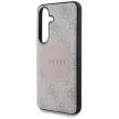 Guess 4G Round Patch Classic Logo MagSafe Samsung Galaxy S25 Plus tok, rózsaszín