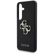 Guess Samsung Galaxy S25 GUHCS25SPGT4MBK (PU Grained Big 4G and Classic Logo) tok, fekete