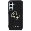 Guess Samsung Galaxy S25 GUHCS25SPGT4MBK (PU Grained Big 4G and Classic Logo) tok, fekete