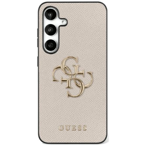 Guess Samsung Galaxy S25 Ultra GUHCS25LPGT4MBE (PU Grained Big 4G and Classic Logo) tok, bézs