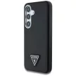 Guess Grained Triangle Logo MagSafe Samsung Galaxy S25 tok, fekete
