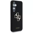 Guess Silicone Big 4G Logo Bottom Script Samsung Galaxy S25 tok, fekete
