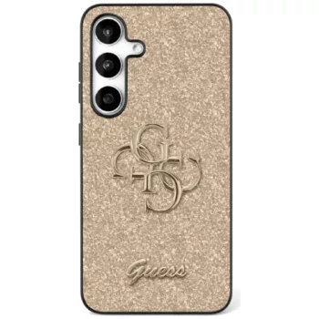   Guess Fixed Glitter Big 4G Metal LogoSamsung Galaxy S25 złoty