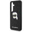 KARL LAGERFELD Samsung Galaxy S25 KLHCS25SPGKLKIPK (PU Monogram K. Head Pin) tok, fekete