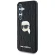KARL LAGERFELD Samsung Galaxy S25 KLHCS25SPGKLKIPK (PU Monogram K. Head Pin) tok, fekete