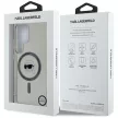 Karl Lagerfeld Button Karl Head Printed Logo MagSafe Samsung Galaxy S25 Ultra tok, fekete