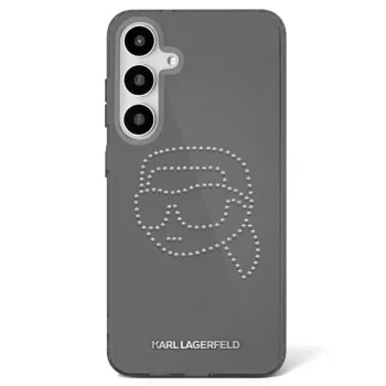  KARL LAGERFELD Samsung Galaxy S25 KLHCS25SHKHDCELK (IML Rhinestones K Head) tok, fekete