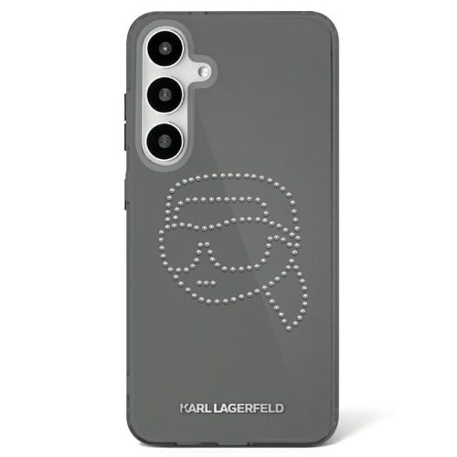 KARL LAGERFELD Samsung Galaxy S25 KLHCS25SHKHDCELK (IML Rhinestones K Head) tok, fekete