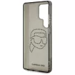 KARL LAGERFELD Samsung Galaxy S25 Ultra KLHCS25LHKHDCELK (IML Rhinestones K Head) tok, fekete