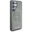 KARL LAGERFELD Samsung Galaxy S25 Ultra KLHCS25LHKHDCELK (IML Rhinestones K Head) tok, fekete