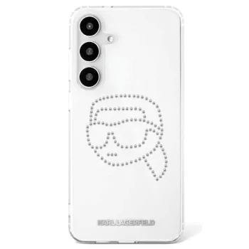   KARL LAGERFELD Samsung Galaxy S25 KLHCS25SHKHDCELT (IML Rhinestones K Head) tok, átlátszó