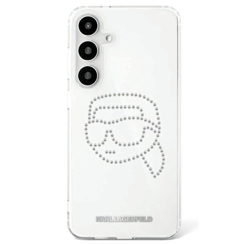 KARL LAGERFELD Samsung Galaxy S25 KLHCS25SHKHDCELT (IML Rhinestones K Head) tok, átlátszó