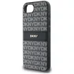 DKNY Repeat Texture Pattern    Tonal Stripe iPhone 16e tok, fekete