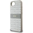 DKNY Repeat Texture Pattern    Tonal Stripe iPhone 16e tok, bézs