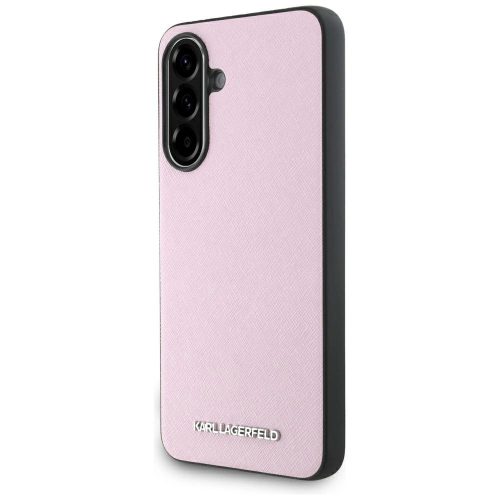KARL LAGERFELD case SAMSUNG GALAXY A56 KLHCSA56PSAFWMCP (Saffiano Metal logo) tok, rózsaszín