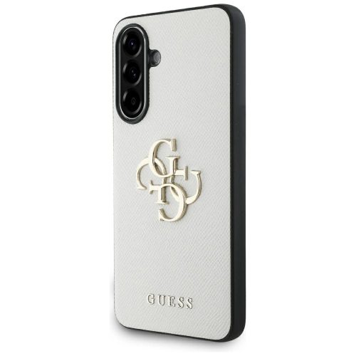 Guess Grained Big 4G Logo Small Classic Logo Samsung Galaxy A56 tok, bézs