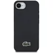 Lacoste Iconic Petit Pique Woven Logo MagSafe iPhone 16e tok, sötétkék