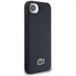Lacoste Iconic Petit Pique Woven Logo MagSafe iPhone 16e tok, sötétkék