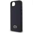 Lacoste Iconic Petit Pique Woven Logo MagSafe iPhone 16e tok, sötétkék