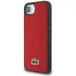 Lacoste Iconic Petit Pique Woven Logo MagSafe iPhone 16e tok, piros