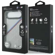 BMW M Tricolor Metal Logo MagSafe iPhone 17 Air tok, szürke
