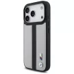 BMW M Perforated Stripe Logo MagSafe Case iPhone 17 Pro tok, szürke