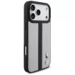 BMW M Perforated Stripe Logo MagSafe Case iPhone 17 Pro Max tok, szürke