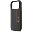 BMW M Kevlar Lines & Logo MagSafe iPhone 17 Pro Max tok, fekete