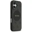 Guess 4G Circle Classic Logo MagSafe iPhone 17 tok, fekete