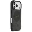 Guess 4G Circle Classic Logo MagSafe iPhone 17 Pro tok, fekete