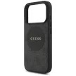 Guess 4G Circle Classic Logo MagSafe iPhone 17 Pro tok, fekete