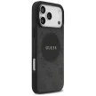 Guess 4G Circle Classic Logo MagSafe iPhone 17 Pro Max tok, fekete