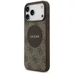 Guess 4G Circle Classic Logo MagSafe iPhone 17 Pro Max tok, barna