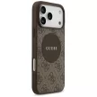 Guess 4G Circle Classic Logo MagSafe iPhone 17 Pro Max tok, barna